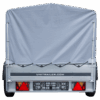Anhänger Pkw 230x125 Garden Trailer 230 KIPP Unitrailer 750 kg mit Stützrad, Hochplane und Hochspriegel – Bild 5