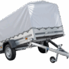 Anhänger Pkw 230x125 Garden Trailer 230 KIPP Unitrailer 750 kg mit Stützrad, Hochplane und Hochspriegel