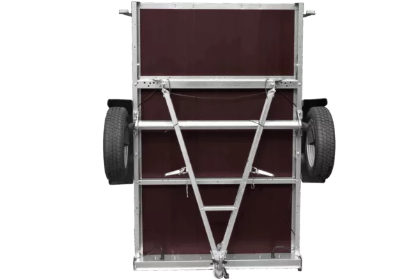 Anhänger für Pkws Garden Trailer 201 KIPP 200x125 cm 750 kg [mit Flachplane, Stützrad und Flachplaneträger] – Bild 6