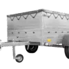 Anhänger kippbar GARDEN TRAILER 201 KIPP mit zusätzlichen Bordwänden, Stützrad und Flachplane – Bild 4