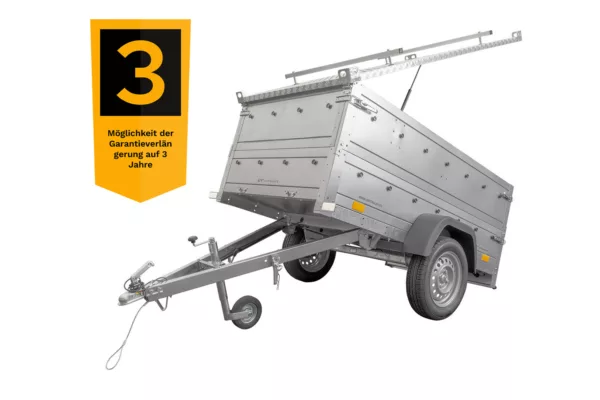 Anhänger mit Deckel Garden Trailer 200 KIPP 200x106 cm 750 kg – Bild 2