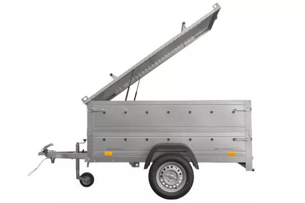 Anhänger mit Deckel Garden Trailer 200 KIPP 200x106 cm 750 kg – Bild 5
