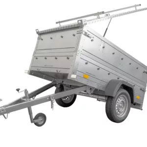Anhänger mit Deckel Garden Trailer 200 KIPP 200x106 cm 750 kg