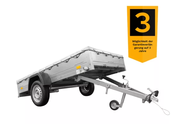Anhänger mit Flachplane GARDEN TRAILER 264 KIPP [inkl. Planenträger] – Bild 2