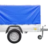 Anhänger mit Plane GARDEN TRAILER 201 KIPP [mit Stützrad, blauer Hochplane und Hochspriegel] – Bild 3