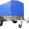 Anhänger mit Plane GARDEN TRAILER 201 KIPP [mit Stützrad, blauer Hochplane und Hochspriegel]