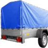 Anhänger mit Plane GARDEN TRAILER 201 KIPP [mit Stützrad, blauer Hochplane und Hochspriegel] – Bild 4