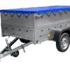 Anhänger mit zwei Achsen Garden Trailer 264/2 KIPP [inkl. zusätzliche Bordwände und Flachplane] – Bild 4