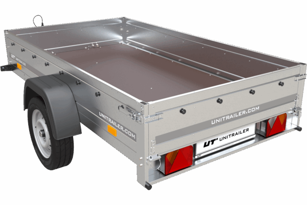 Einachsanhänger Unitrailer Garden Trailer 230 FD 230 x 125 cm mit Starrdeichsel 750 KG – Bild 2