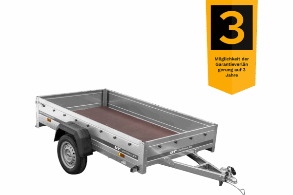 Einachsanhänger Unitrailer Garden Trailer 230 FD 230 x 125 cm mit Starrdeichsel 750 KG – Bild 5