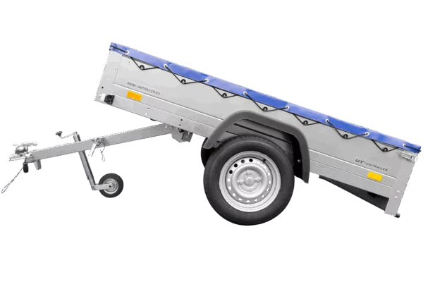 Garden Trailer 201 KIPP mit Flachplane, Stützrad und Planenträgern – Bild 6