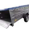 Großer Anhänger 750 kg GARDEN TRAILER 264 KIPP mit Bordwandaufsatz [zusätzliche 40 cm], Stützrad und blauer Flachplane – Bild 7