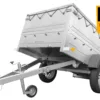 Kippbarer Pkw Anhänger GARDEN TRAILER 200 KIPP mit zusätzlichen Bordwänden, Stützrad und Flachplane – Bild 2