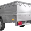 Kippbarer Pkw Anhänger GARDEN TRAILER 200 KIPP mit zusätzlichen Bordwänden, Stützrad und Flachplane – Bild 7