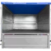 Kippbarer Pkw Anhänger GARDEN TRAILER 200 KIPP mit zusätzlichen Bordwänden, Stützrad und Flachplane – Bild 7