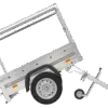 Kipper Anhänger 750 kg Garden Trailer 150 KIPP 150x106 cm [mit Hochplane, Hochspriegel und Stützrad] – Bild 7