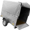 Kipper ungebremst GARDEN TRAILER 200 KIPP mit zusätzlichen Bordwänden, Stützrad, Hochplane und Hochspriegel – Bild 7
