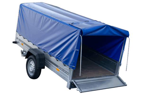 Langer PKW-Anhänger GARDEN TRAILER 264 KIPP mit Hochplane, Spriegel und Stützrad – Bild 6
