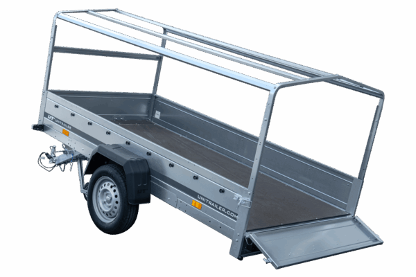 Langer PKW-Anhänger GARDEN TRAILER 264 KIPP mit Hochplane, Spriegel und Stützrad – Bild 7