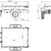 Neu Anhänger GARDEN TRAILER 150 KIPP mit zusätzlichen Bordwänden, Stützrad und Flachplane – Bild 2