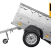 Neu Anhänger GARDEN TRAILER 150 KIPP mit zusätzlichen Bordwänden, Stützrad und Flachplane – Bild 5