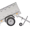 Neu Anhänger GARDEN TRAILER 150 KIPP mit zusätzlichen Bordwänden, Stützrad und Flachplane