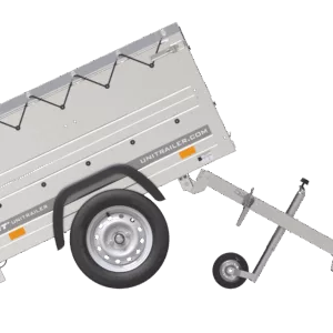 Neu Anhänger GARDEN TRAILER 150 KIPP mit zusätzlichen Bordwänden, Stützrad und Flachplane