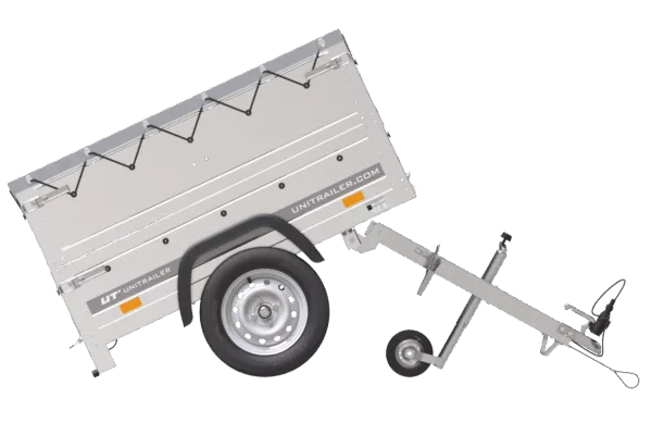 Neu Anhänger GARDEN TRAILER 150 KIPP mit zusätzlichen Bordwänden, Stützrad und Flachplane