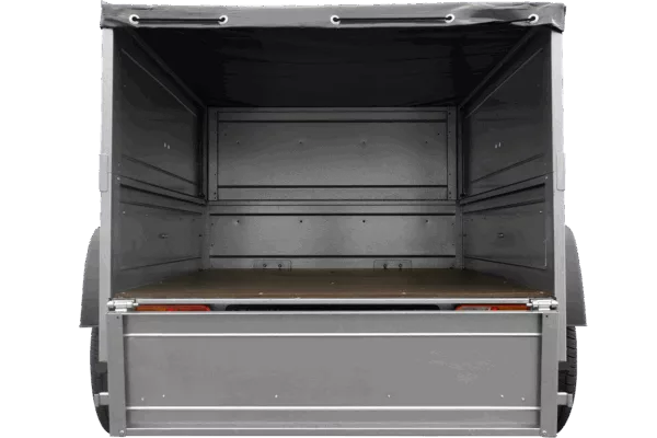 Neu Anhänger GARDEN TRAILER 150 KIPP mit zusätzlichen Bordwänden, Stützrad und Flachplane – Bild 6