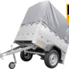 Neuanhänger Kipper ungebremst GARDEN TRAILER 150 KIPP mit zusätzlichen Bordwänden, Stützrad, Hochplane und Hochspriegel – Bild 3