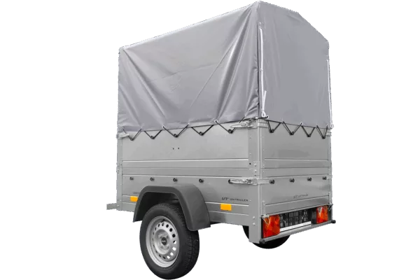 Neuanhänger Kipper ungebremst GARDEN TRAILER 150 KIPP mit zusätzlichen Bordwänden, Stützrad, Hochplane und Hochspriegel – Bild 7