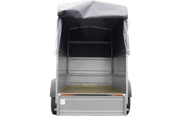Neuanhänger Kipper ungebremst GARDEN TRAILER 150 KIPP mit zusätzlichen Bordwänden, Stützrad, Hochplane und Hochspriegel – Bild 4