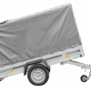 PKW Anhänger 230x125 Garden Trailer 230 KIPP Unitrailer 750 kg mit Stützrad, 110 cm hoher Plane und Hochspriegel – Bild 7
