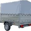 Pkw Anhänger 750 kg ungebremst GARDEN TRAILER 201 KIPP mit zusätzlichen Bordwänden, Stützrad, Hochplane und Hochspriegel – Bild 7