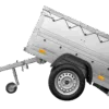 Pkw Anhänger Neu GARDEN TRAILER 150 KIPP mit zusätzlichen Bordwänden, Stützrad und grauer Flachplane – Bild 4