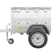 Pkw Anhänger Neu GARDEN TRAILER 150 KIPP mit zusätzlichen Bordwänden, Stützrad und grauer Flachplane – Bild 5