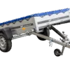 Pkw-Kippanhänger Garden Trailer 230 KIPP [230 cm x 125 cm] mit Flachplane, Stützrad und Planenträger