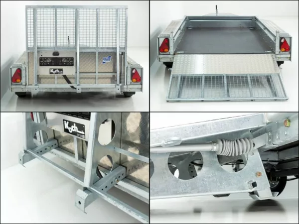 Ifor Williams Baumaschinenanhänger GX105 2,7t|Auffahrrampe – Bild 8