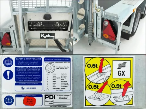 Ifor Williams Baumaschinenanhänger GX105 2,7t|Auffahrrampe – Bild 15
