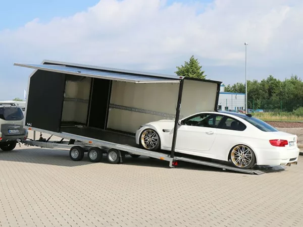 Vezeko Autotrailer Cargo Race Master  H210cm 3,5t|E-Winde|silber – Bild 4