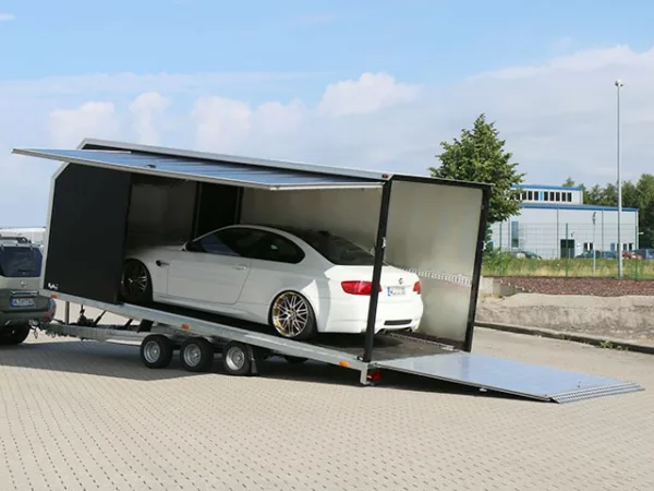 Vezeko Autotrailer Cargo Race Master  H210cm 3,5t|E-Winde|silber – Bild 5