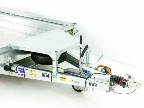 Ifor Williams Baumaschinenanhänger GX126 3,5t|Rampe|Holz – Bild 6