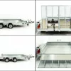 Ifor Williams Baumaschinenanhänger GX126 3,5t|Rampe|Holz – Bild 5