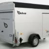 Debon Kofferanhänger Cargo  H:190cm 1,3t|Alu|Polybug|Tür|schwarz – Bild 8