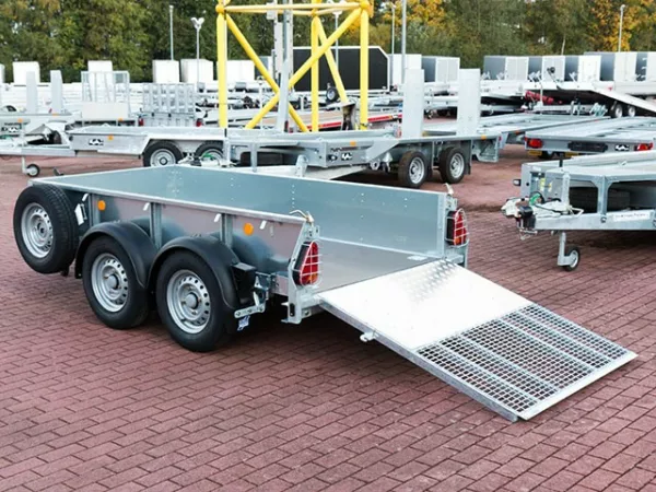 Ifor Williams Baumaschinenanhänger GD 85 158×250 2,7t|Rampe – Bild 2