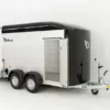 Debon Kofferanhänger Cargo  H:200cm 2,6t|Alu|Polybug|Tür|schwarz – Bild 4