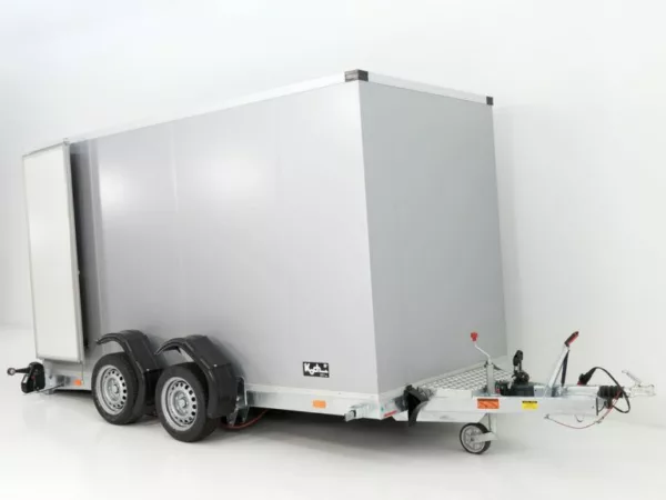 Vezeko Koffer-Absenkanhänger 157x344cm Höhe:190cm 2,7t|silber – Bild 4