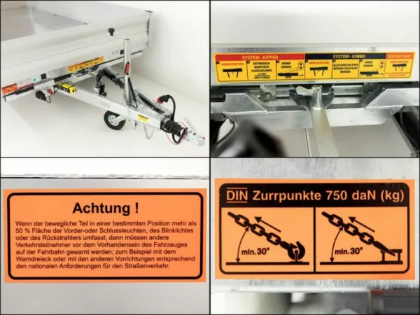 Vezeko Multidreiseitenkipper VMDK35.3|3,5t|Ladefläche kippbar|Hochplane – Bild 12
