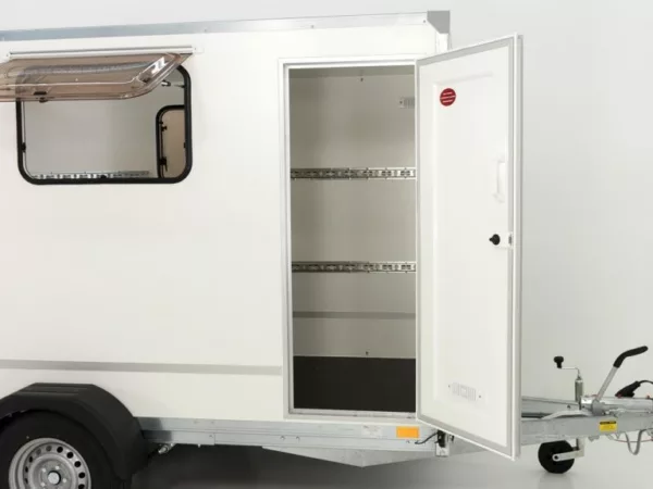 Kofferanhänger BK  Höhe:180 1,3t|Rampe|Tür|2 Fenster – Bild 4