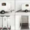 Kofferanhänger BK  Höhe:180 1,3t|Rampe|Tür|2 Fenster – Bild 6